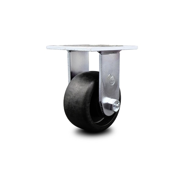 4 Inch Glass Filled Nylon Wheel Rigid Caster with Ball Bearing